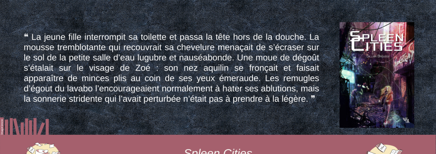 Spleen Cities - Gillian Brousse - Chronique Imagin'encre